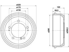 Arka Fren Kampanası 2.5-2.8 Master 1998-2001 Modelleri Arası