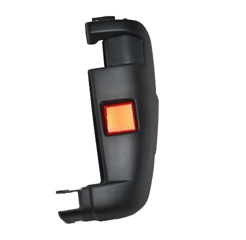 Arka Tampon Ucu Sağ Siyah (Reflektörlü) (Eurobump) Peugeot Boxer 03-07 Arası