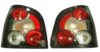 Modifiye Stop Lambası Sağ -Sol Set 2 Parça Siyah-Kırmızı-Kırmızı-Beyaz Volkswagen Polo 5 02-05 Arası