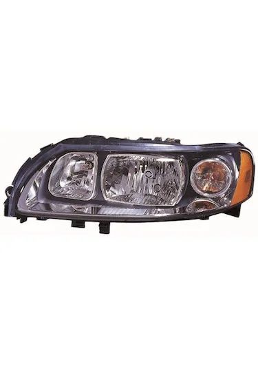 Far Ön Sol Volvo S60 2005-2009 Arası (Siyah-Motorlu)