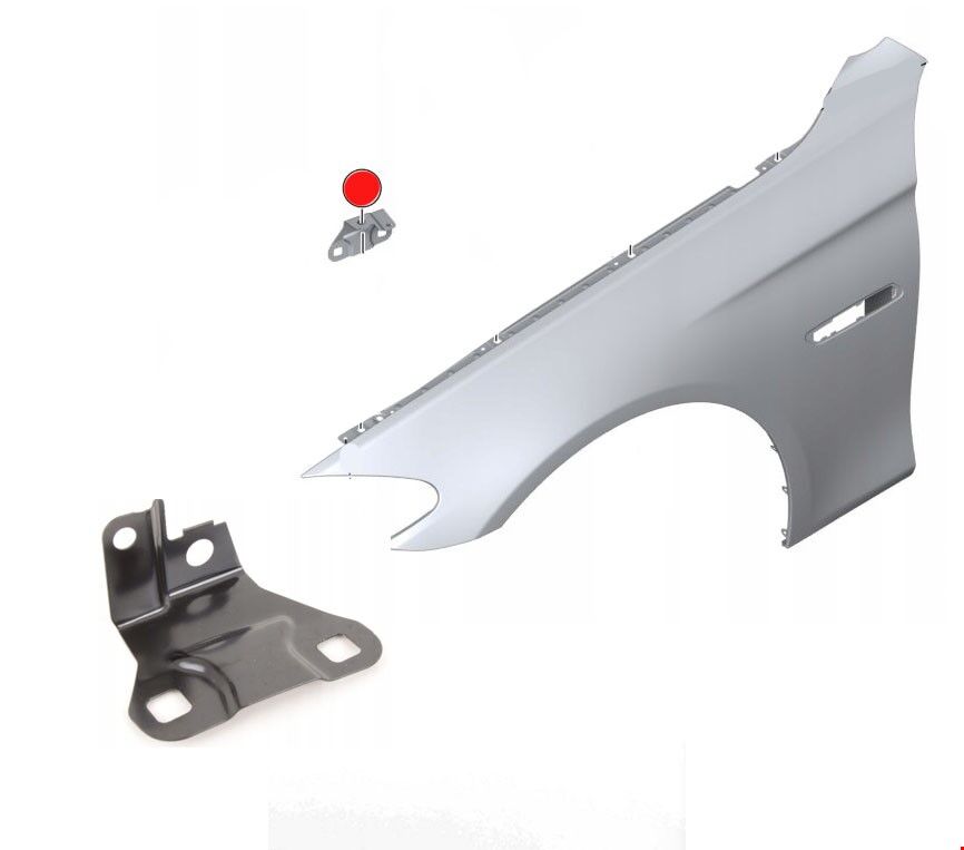 Çamurluk Bağlantı Sacı Orta Sol F10 2010-