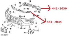 Ön Tampon Demiri Üsthonda Crv 97-01 Arası