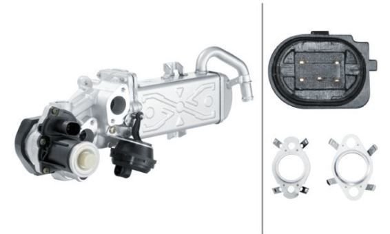 Egr-Sogutuculu Vw Caddy 11- Jetta 11- Passat 11-15 Seat Leon 11-13 Skoda Octavia 09-13 Cay