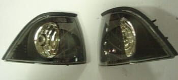 Sağ Modifiye Ön Sinyal Siyah -Sol Set 2 Parça (Tyc) Bmw 3 Seri E36 Coupe 1991-1998 Arası