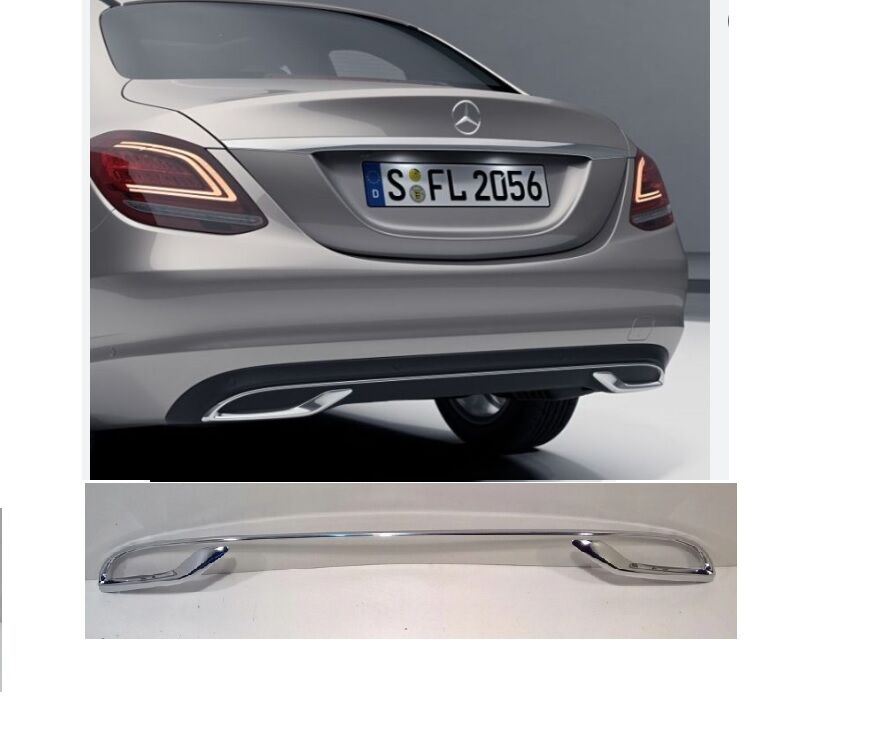 Arka Tampon Spoiler Çıtası Krom W205 2019-