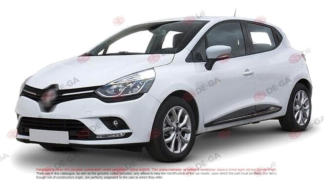 Clio Dış Ayna Kapağı Parlak Sol 12