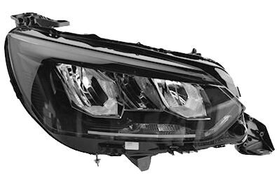 Far Sağ Peugeot 2008 (Halojen-Led) 2019 Sonrası