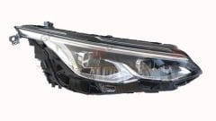 Golf Ön Far Elektrikli Motorlu Led Siyah.Sağ 19-