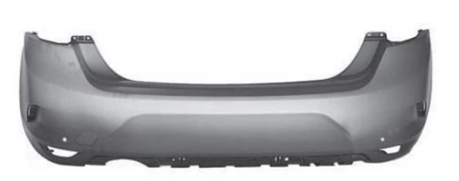 Megane Arka Tampon 2 Sen.Delikli Sdn Astarlı 16-