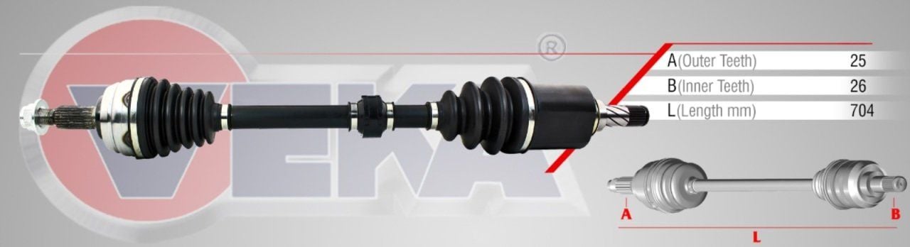 Aks Komple Sol Dacıa Duster 4X2