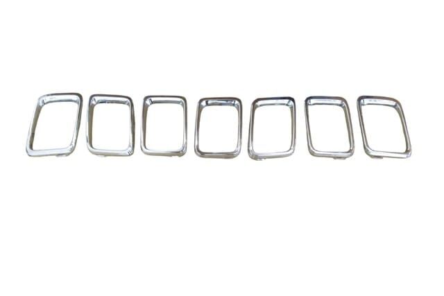 Ön Panjur Set (7 Parça) (Nikelajlı) Jeep Compass 16-20 Arası