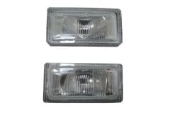 Sağ Sis Lambası -Sol Set (Cam) (2Parça)(Amg) Mercedes E Class W124 1985-1993 Arası