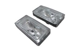 Sağ Sis Lambası -Sol Set (Cam) (2Parça)(Amg) Mercedes E Class W124 1985-1993 Arası
