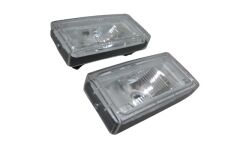 Sağ Sis Lambası -Sol Set (Cam) (2Parça)(Amg) Mercedes E Class W124 1985-1993 Arası