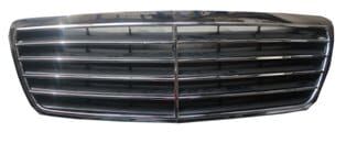Ön Panjur Komple Nikelajlı-Siyah (Avantgarde) Mercedes E Class W210 00-02 Arası
