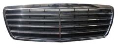 Ön Panjur Komple Nikelajlı-Siyah (Avantgarde) Mercedes E Class W210 00-02 Arası