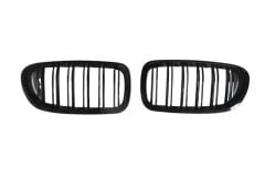 Ön Panjur Sağ -Sol Set (2 Parça) (Çift Çıtalı) (Piano Siyah) Bmw 5 Serı F10 10-16 Arası