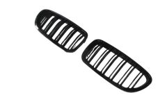 Ön Panjur Sağ -Sol Set (2 Parça) (Çift Çıtalı) (Piano Siyah) Bmw 5 Serı F10 10-16 Arası