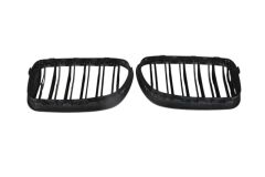 Ön Panjur Sağ -Sol Set (2 Parça) (Çift Çıtalı) (Piano Siyah) Bmw 5 Serı F10 10-16 Arası