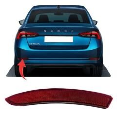 Octavia Arka Tampon Reflektörü Sol 2021-2024 Arası