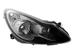 Far Ön Sağ (Siyah-Krom) Opel Corsa D 2006-2012 Arası