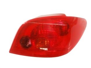 Sağ Stop Lambası Kırmızı-Ledsiz (Pleksan) Peugeot 307 2001-2005 Arası