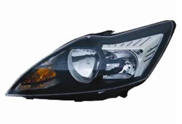 Focus Ön Far El.Motor.Siyah Kromlu Sol 08-