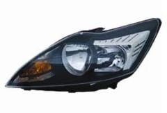 Focus Ön Far El.Motor.Siyah Kromlu Sol 08-