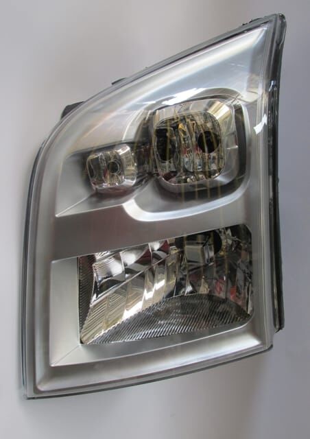 Sol Far Lambası Elektrikli-Manuel Gri 7 Fişli (H4)(Ayfar) (E Marklı) Ford Transit V347 2007-2013 Arası