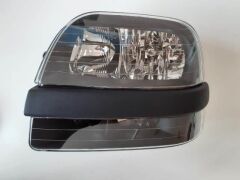 Sol Far Lambası Elektrikli-Motorsuz-Siyah 8Fişli (Siyah Bandlı)(Ayfar) (E Marklı) Fiat Doblo 2001-2005 Arası