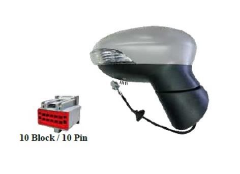 Fiesta Dış Ayna El.Is.Sin.Çevre Ayd.Katl.Astarlı Sağ 12-