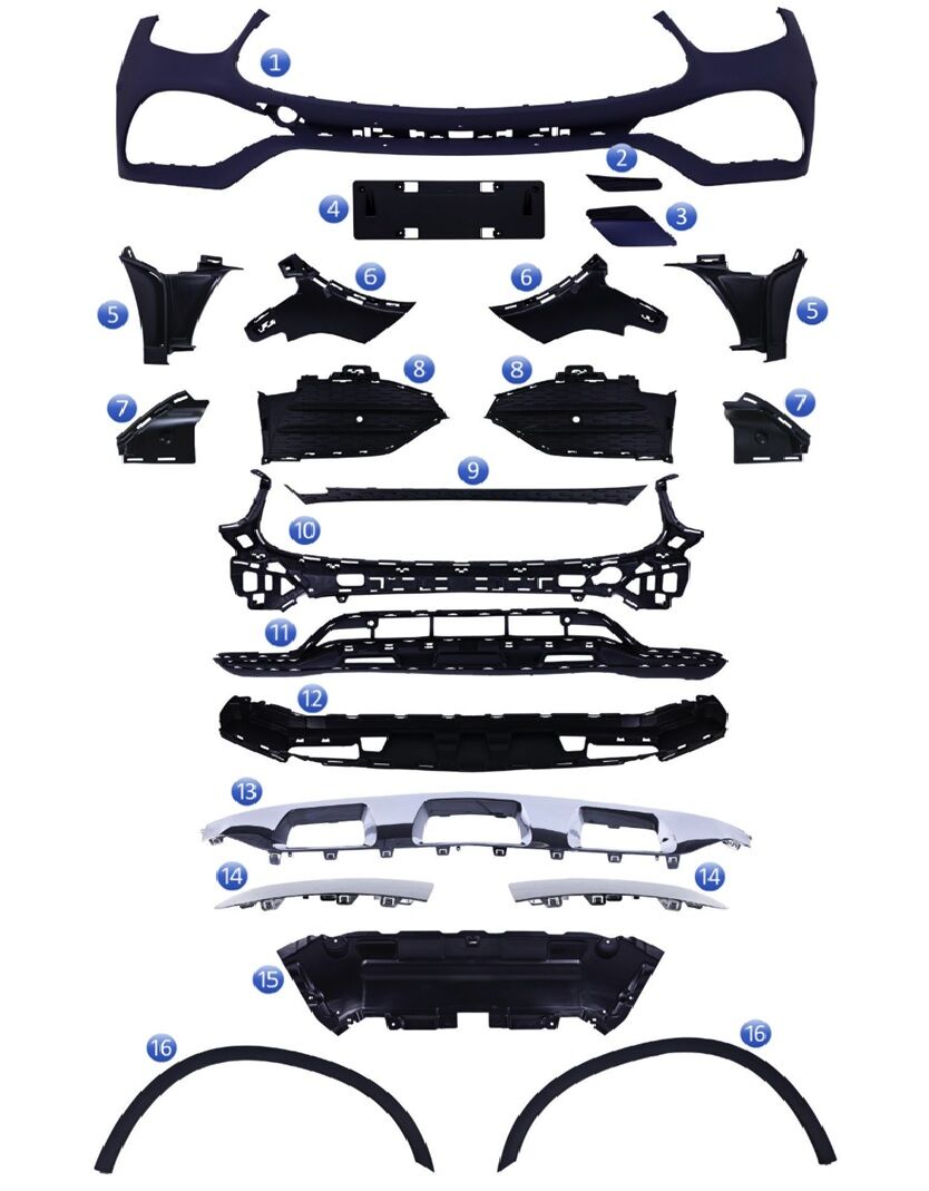 Ön Tampon Set Amg Glc W253 2020-