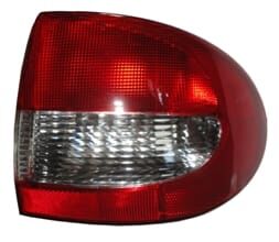 Dış Stop Lambası Sağ (Kırmızı-Beyaz) Sedan (Duysuz) Renault Megane 1 99-02 Arası