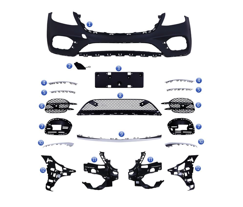 Ön Tampon Set ( Panjursuz ) S400 Amg W222 2018-