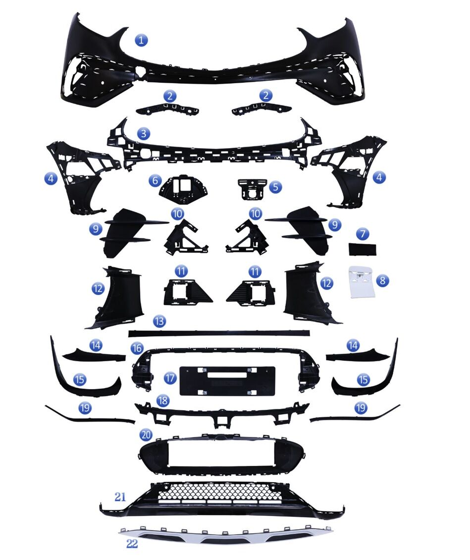 Ön Tampon Set Amg Glc W254 2023-