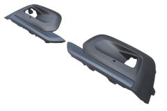 Sağ Sis Lambası Kapağı Gri Çıtalı Komple-Sis Delikli- -Sol Set (2 Parça) Peugeot Rifter 2019-2024 Arası