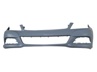 Ön Tampon Gri (Astarlı Bant-Sensör-Far Yıkama Deliksiz) Mercedes C Class W204 11-13 Arası