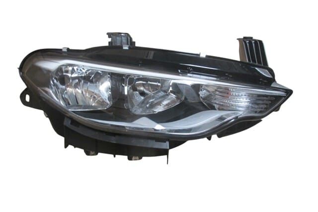 Sağ Far Lambası Elektrikli-Motorlu (Siyah-Nikelajlı) (H7-H15) (Rıa) Fiat Egea Sd-Hb-Sw 2015-2020 Arası