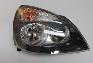 Far Sağ Elektrikli - Motorsuz Siyah 5Fişli (H1 - H7) Renault Clio 2 Sd - Hb 02 - 06 Arası