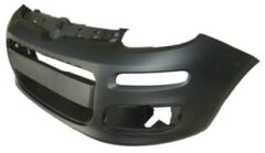 Ön Tampon Siyah (Sis-Panjur Ve Sinyal Delikli) (Eurobump-Tw) Fiat Panda 2012-2021 Arası