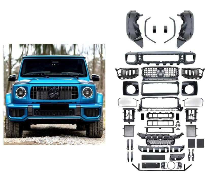 Yeni G63 Amg Ön Tampon Seti W465 2019-2026 (Siyah)