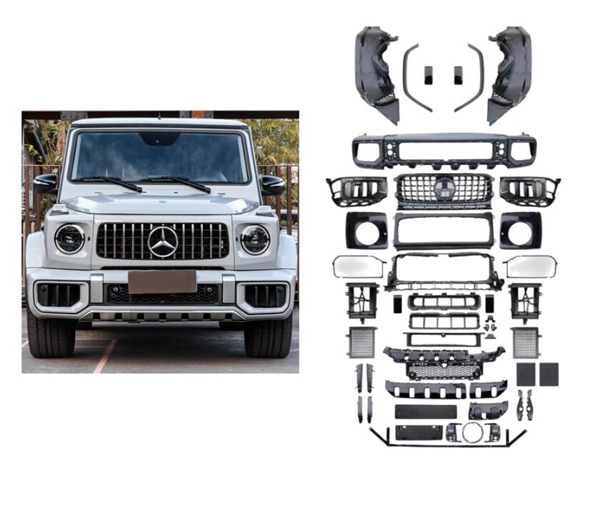 Yeni G63 Amg Ön Tampon Seti W465 2019-2026 (Krom)