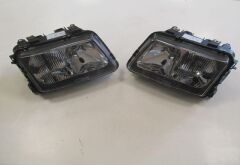 Modifiye Far Sağ -Sol Set 2 Parça Elektrikli-Manuel Siyah (H7-H1) Audı A3 97-00 Arası