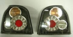 Modifiye Stop Lambası Sağ -Sol Set 2 Parça Ledli Siyah Volkswagen Golf 3 92-98 Arası