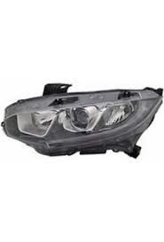 Far Ön Sağ Honda Civic 2016 Sonrası (Ledli-Motorlu-Siyah)