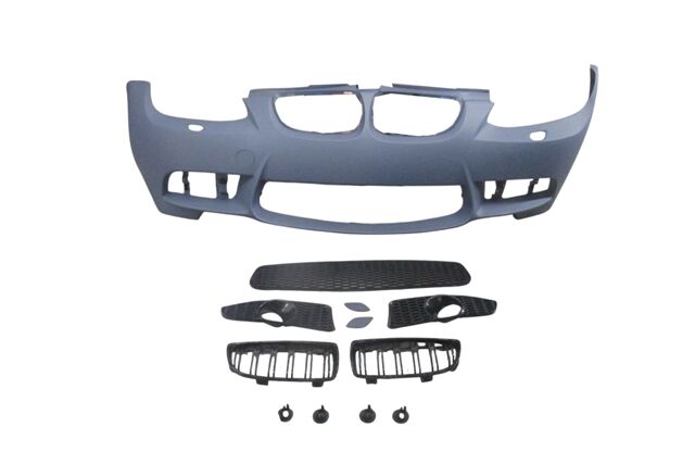 Ön Tampon (Sis Delikli Kapak-Izgaralı-Far Yık Kap-Sensör Açılir(M3-Style Bmw 3 Seri E92 E93 2007-2009 Arası