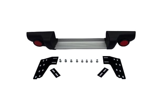 Arka Tampon (Alüminyum - Reflektörlü - Bağlantı Braketli Mitsubishi L200 Pick Up 06 - 15 Arası