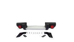 Arka Tampon (Alüminyum - Reflektörlü - Bağlantı Braketli Mitsubishi L200 Pick Up 06 - 15 Arası