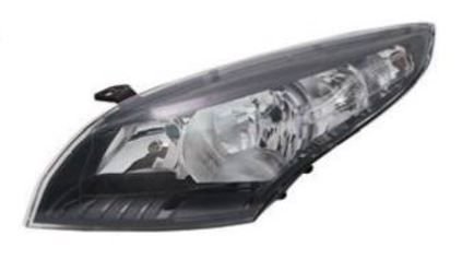 Megane Ön Far El.Motorlu Siyah Sol 09-