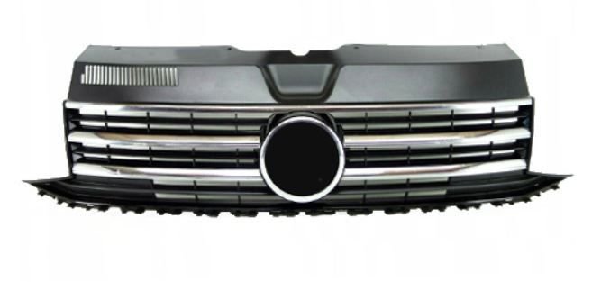 Volkswagen Transporter Ön Panjur 3 Krom Çıtalı Siy.14-